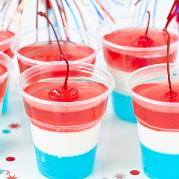 Red White & Blue Jello Shots