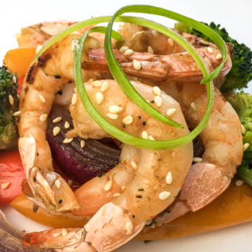 Roasted Asian Shrimp & Veggies