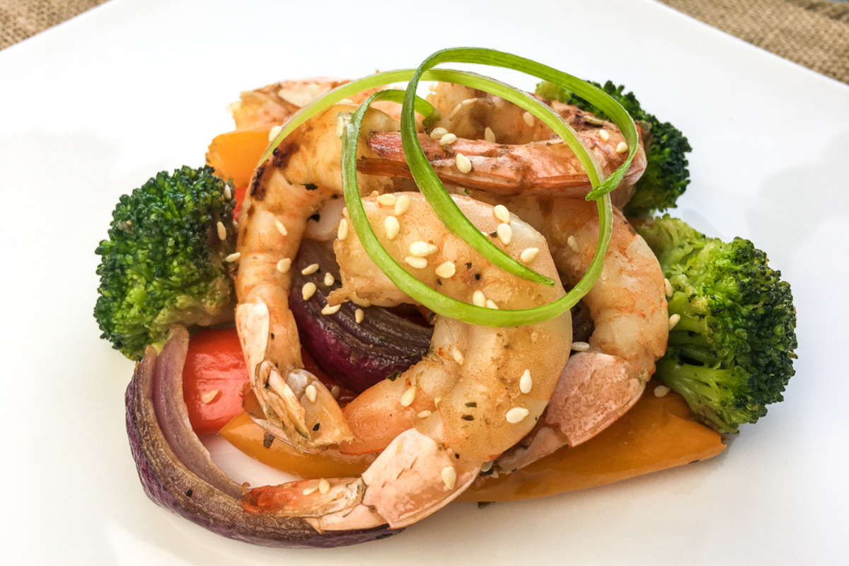 Roasted Asian Shrimp