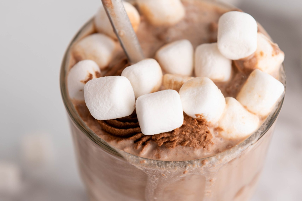 DIY Whipped Chocolate Milk