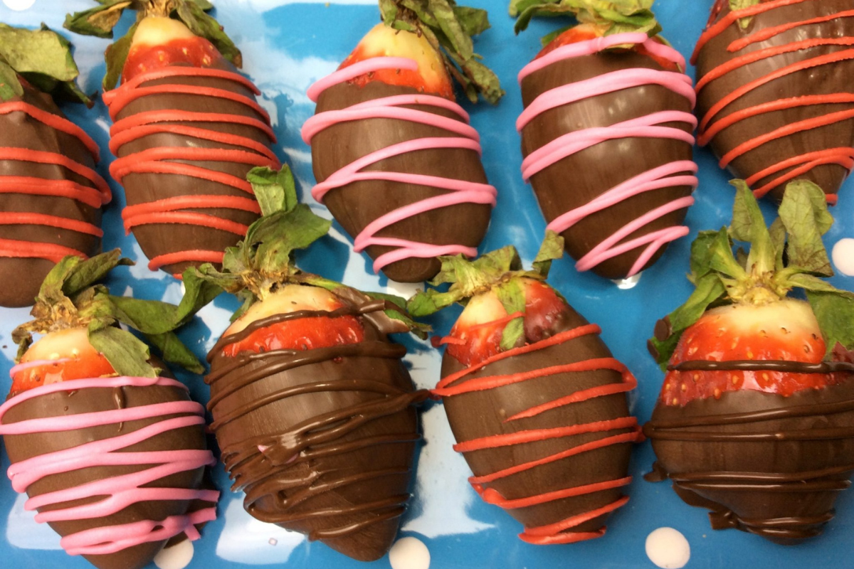 Wine-Infused Chocolate Covered Strawberries