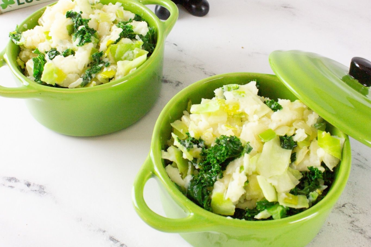 Colcannon (Irish Mashed Potatoes & Greens)