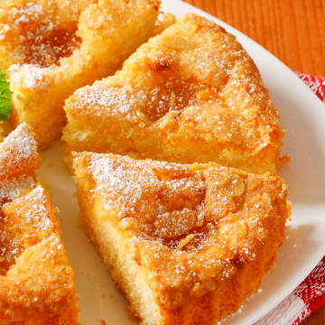 Danish apple cake