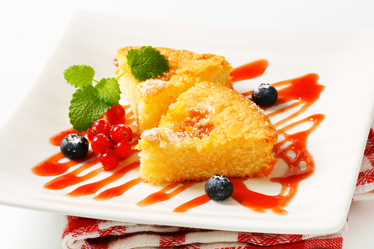 Danish apple cake