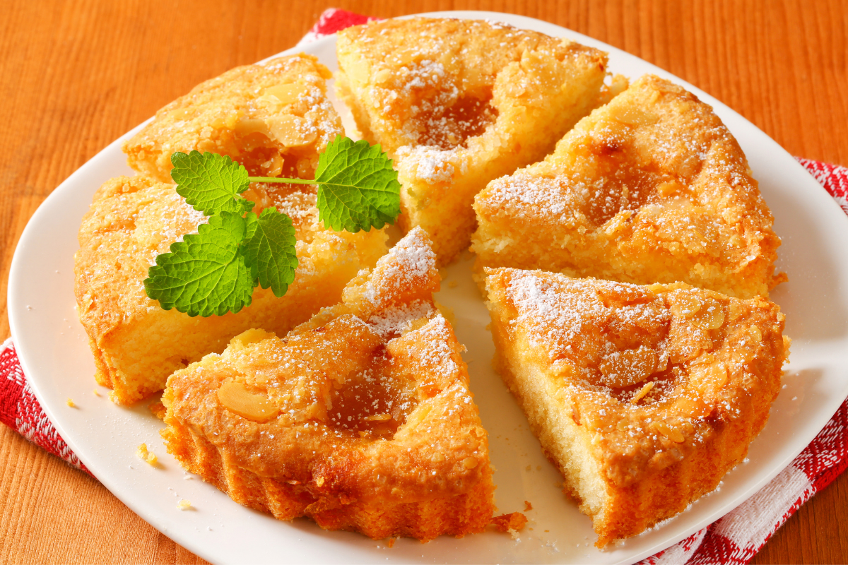 Danish apple cake