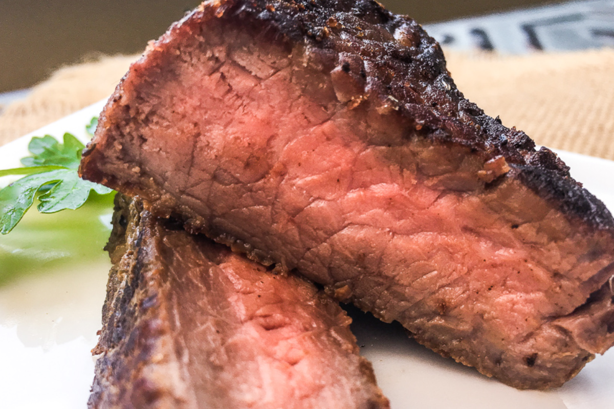 Herbed Mustard Beef Sirloin Steak