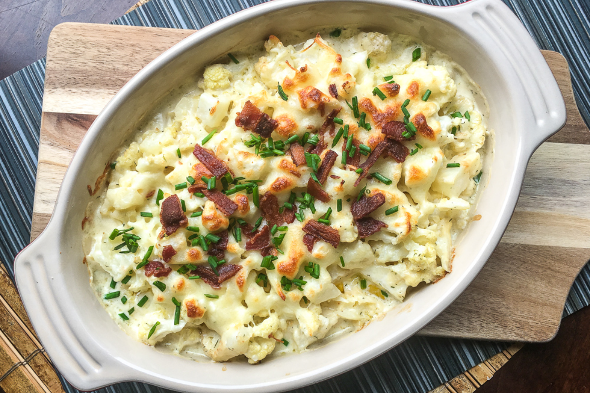 Loaded Cauliflower Bake