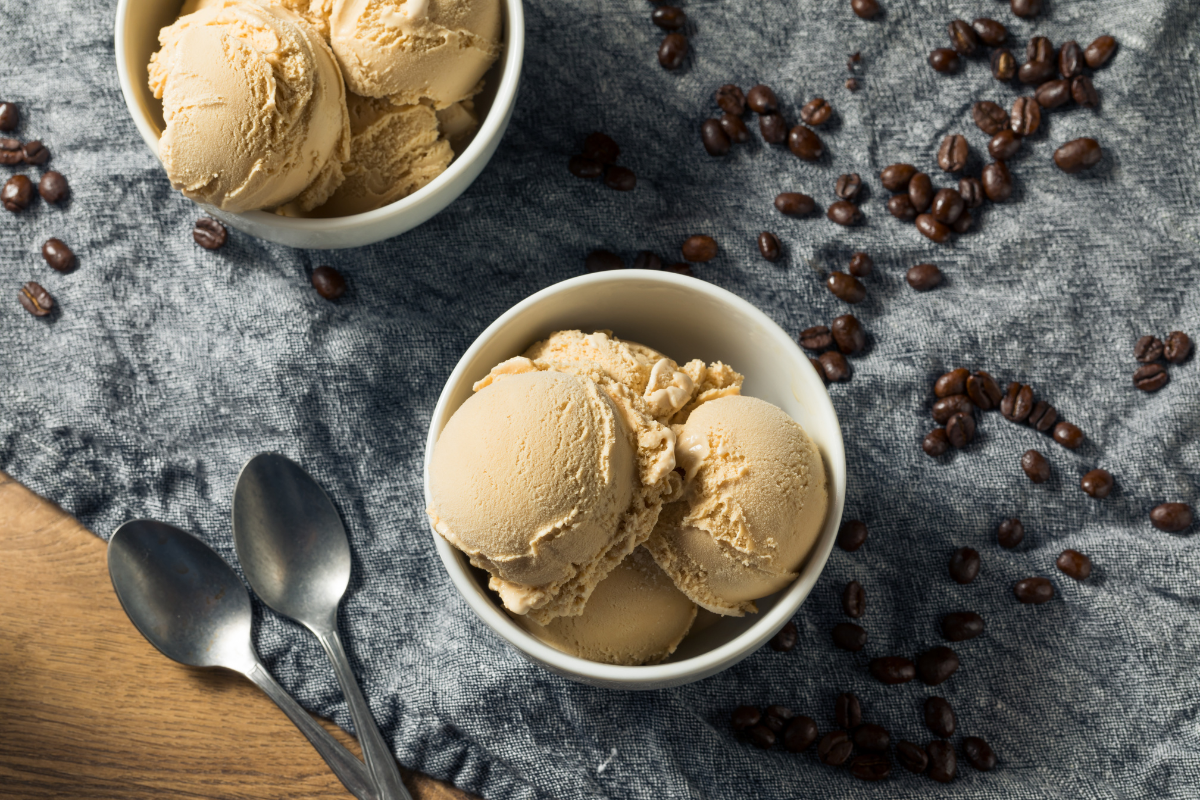 no churn coffee ice cream