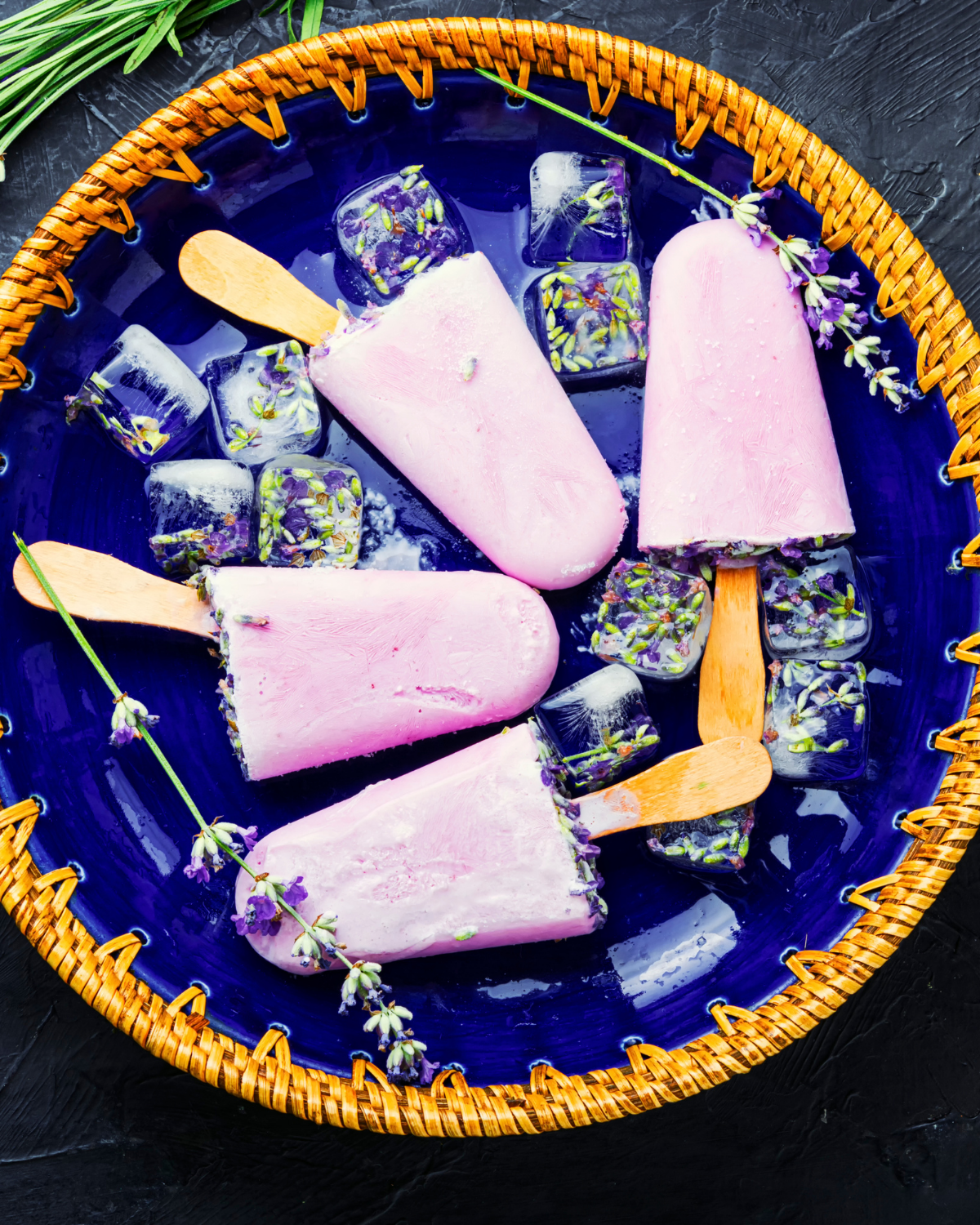 Creamy Lavender Ice Cream Bars (No Churn!)