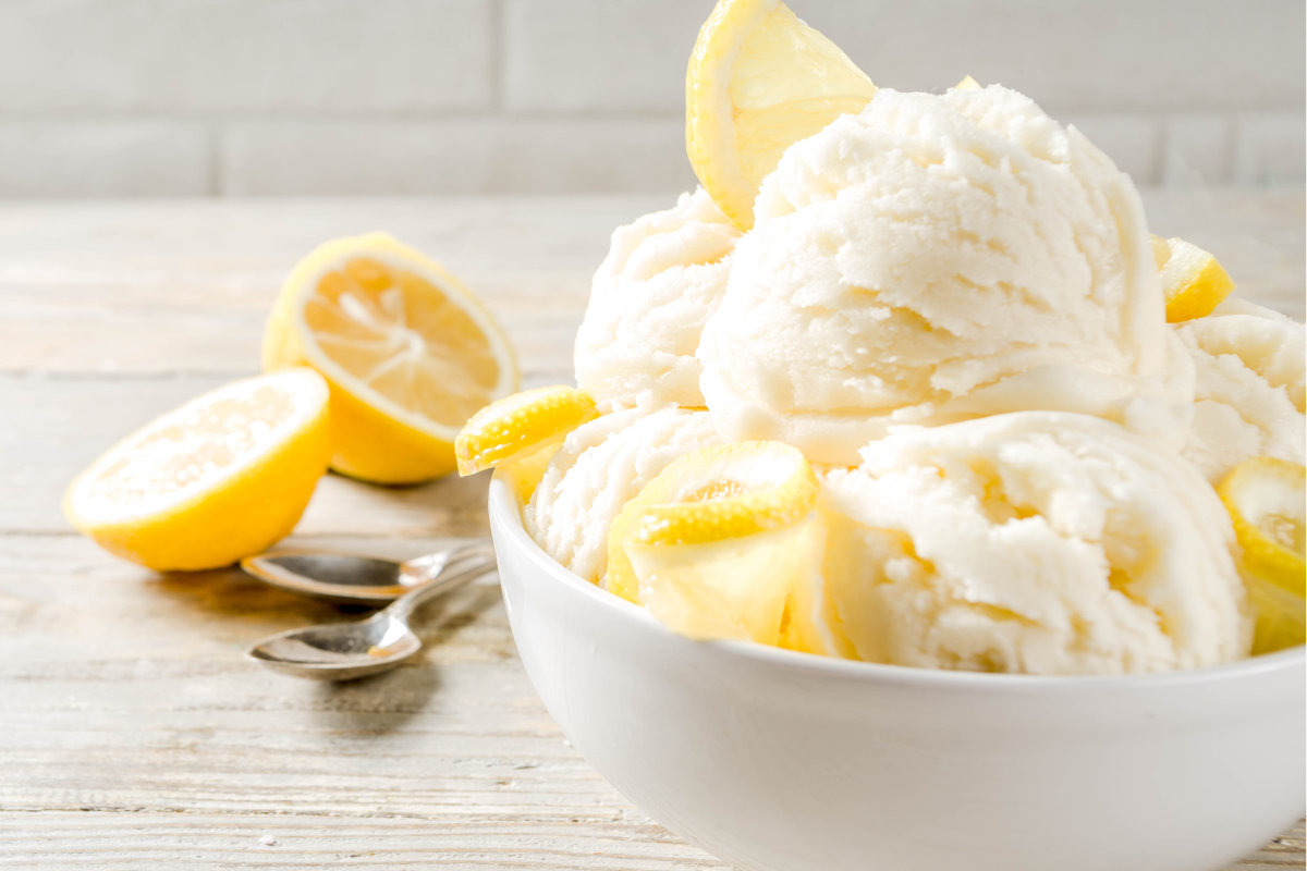 lemon ice cream
