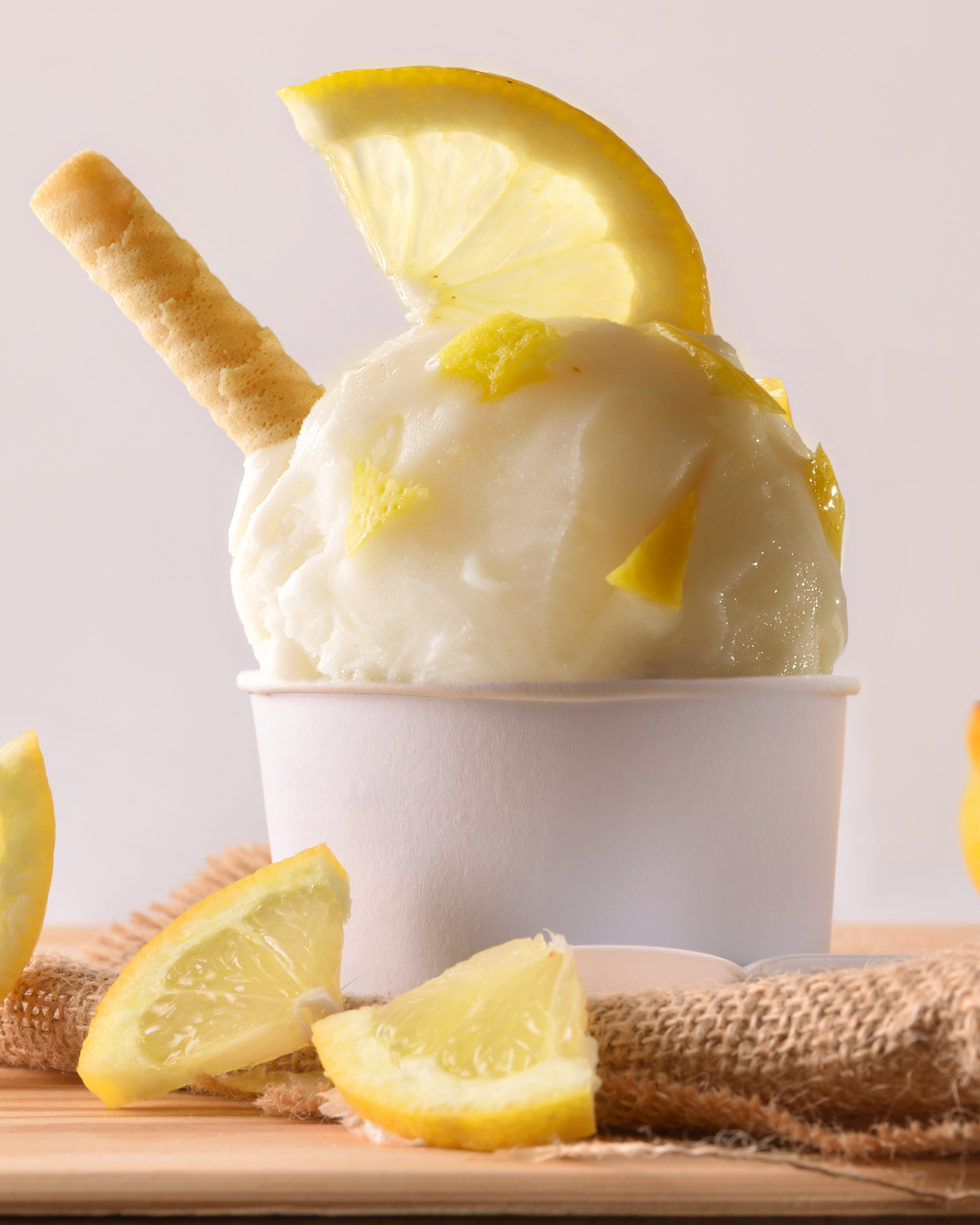 lemon ice cream