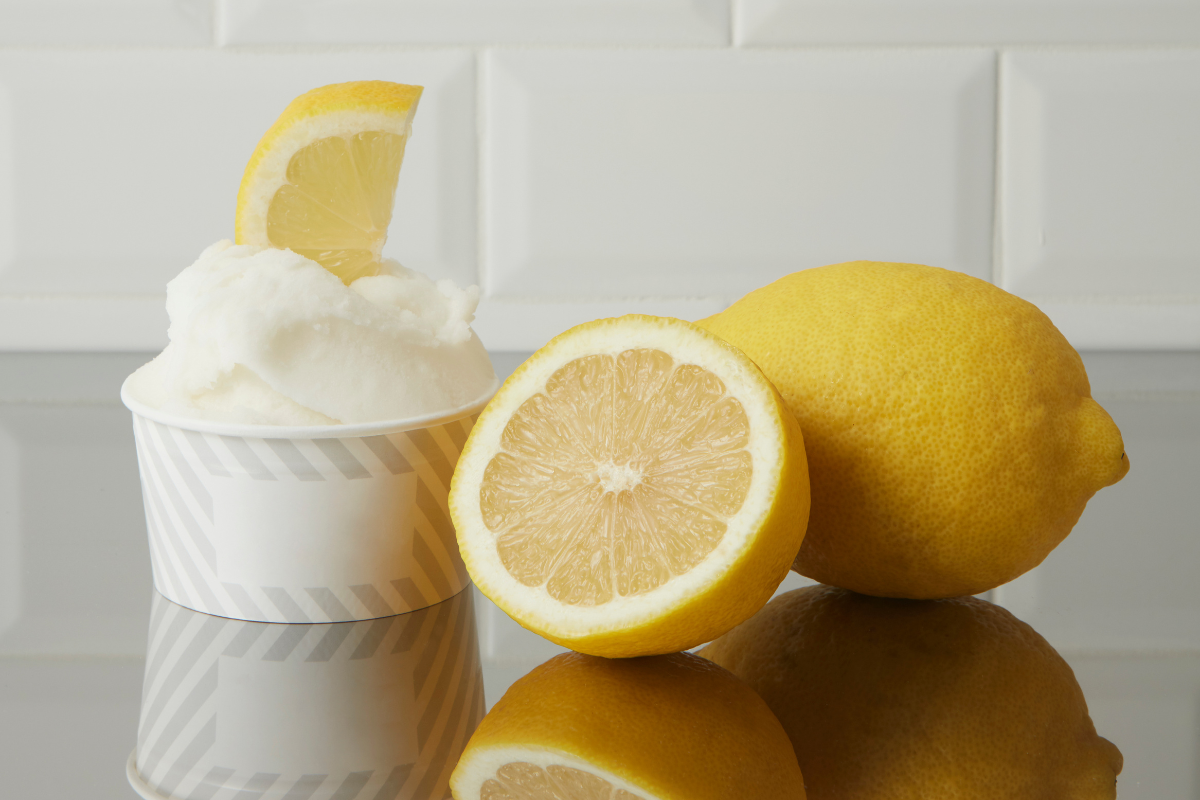lemon ice cream