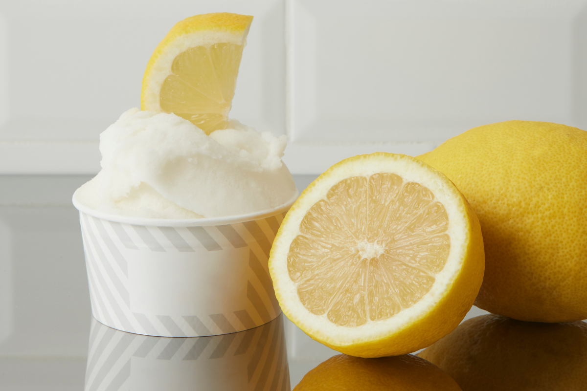 lemon ice cream