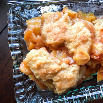 peach cobbler
