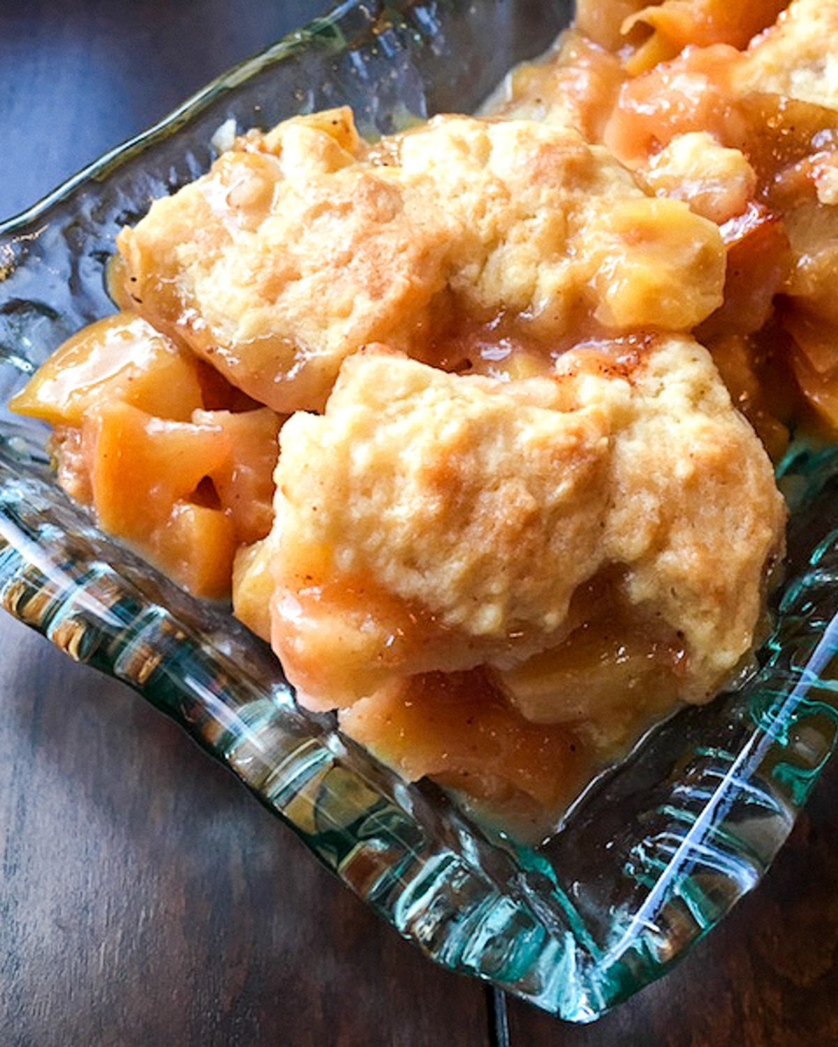peach cobbler