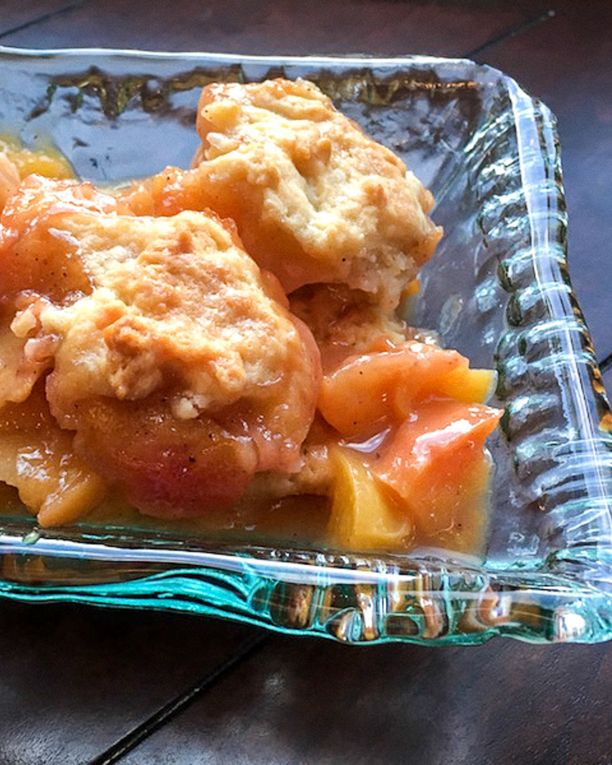 peach cobbler