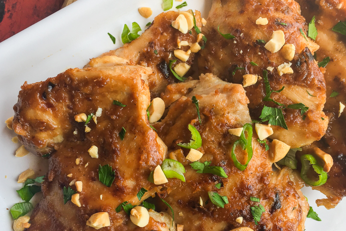 Instant Pot Thai Chicken Thighs