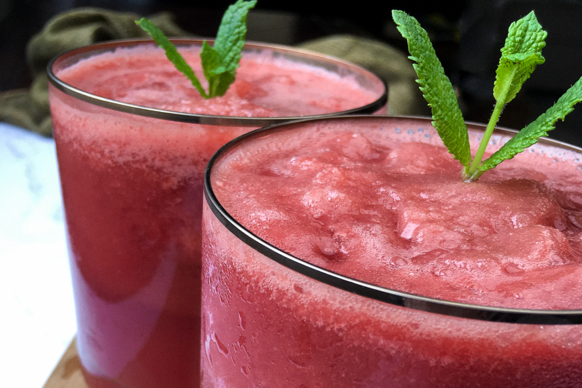 Adult Frozen Watermelon Slushie Recipe