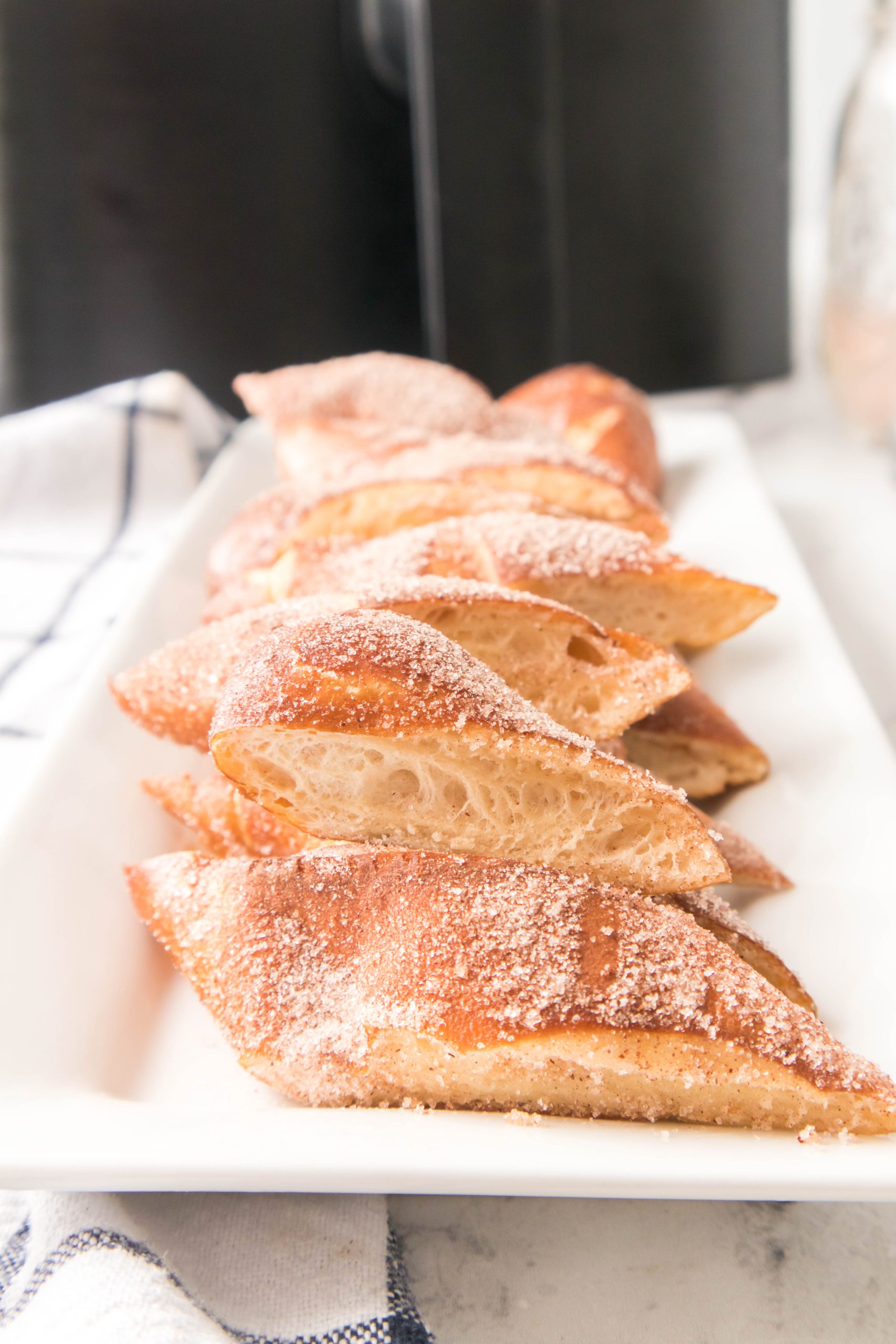Air Fryer Soft Pretzel Cinnamon Bites