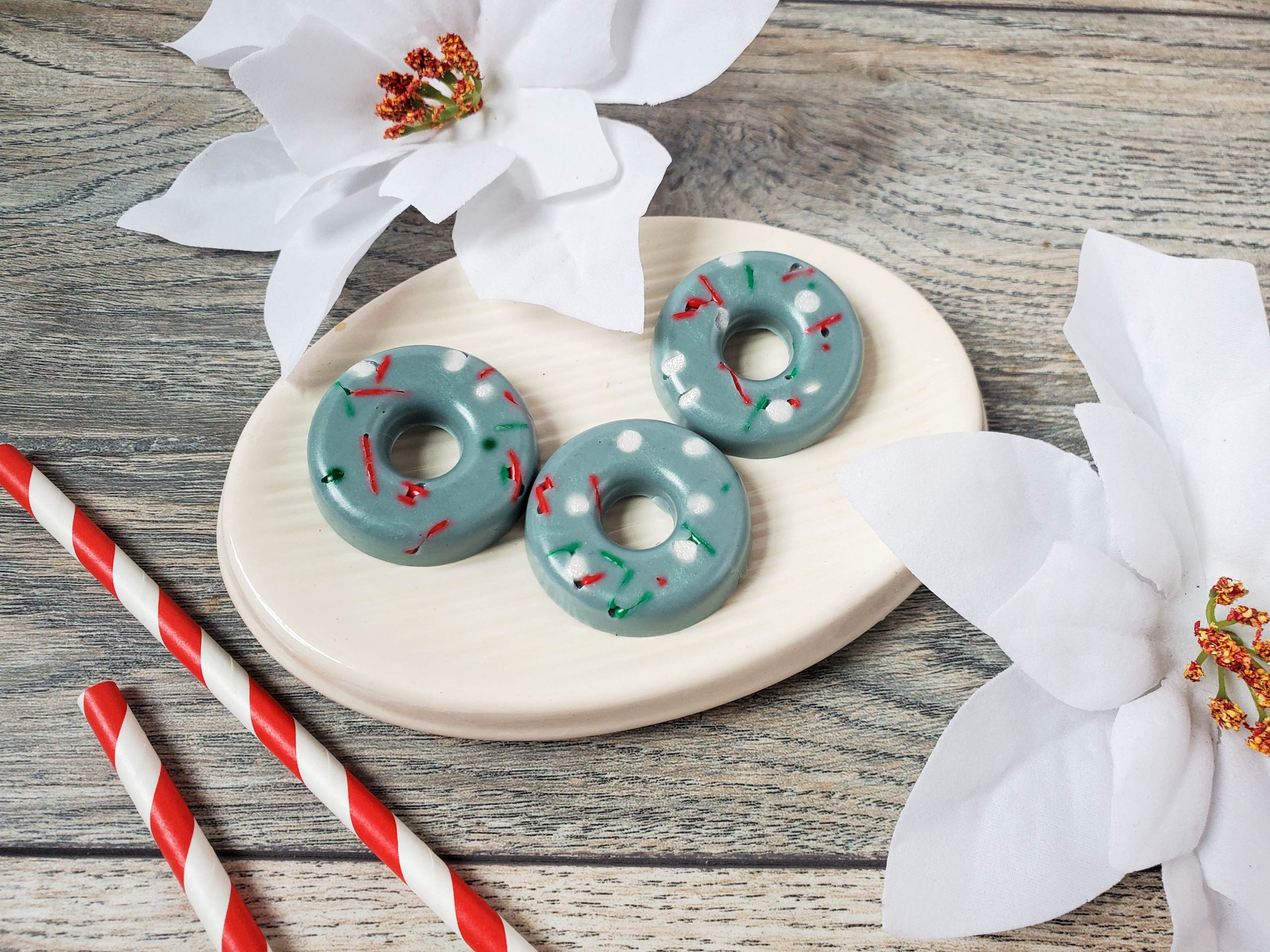 DIY Christmas Wreath Soap