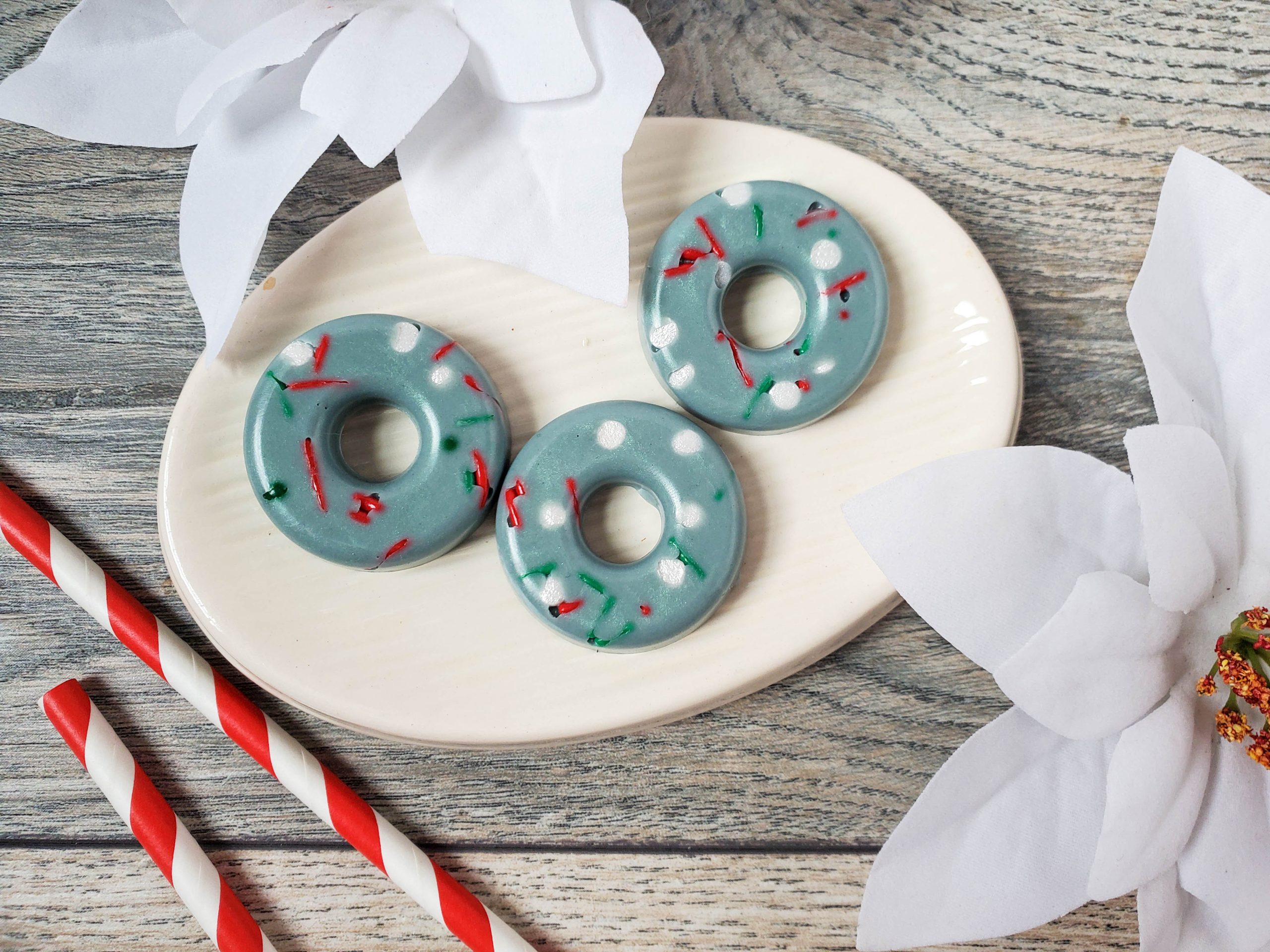 DIY Christmas Wreath Soap
