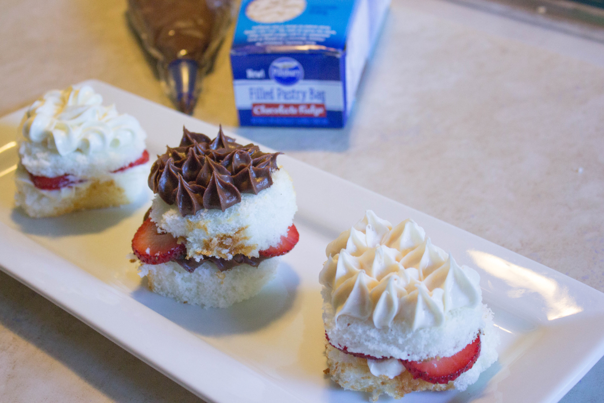 Heart Angel Food Cakes