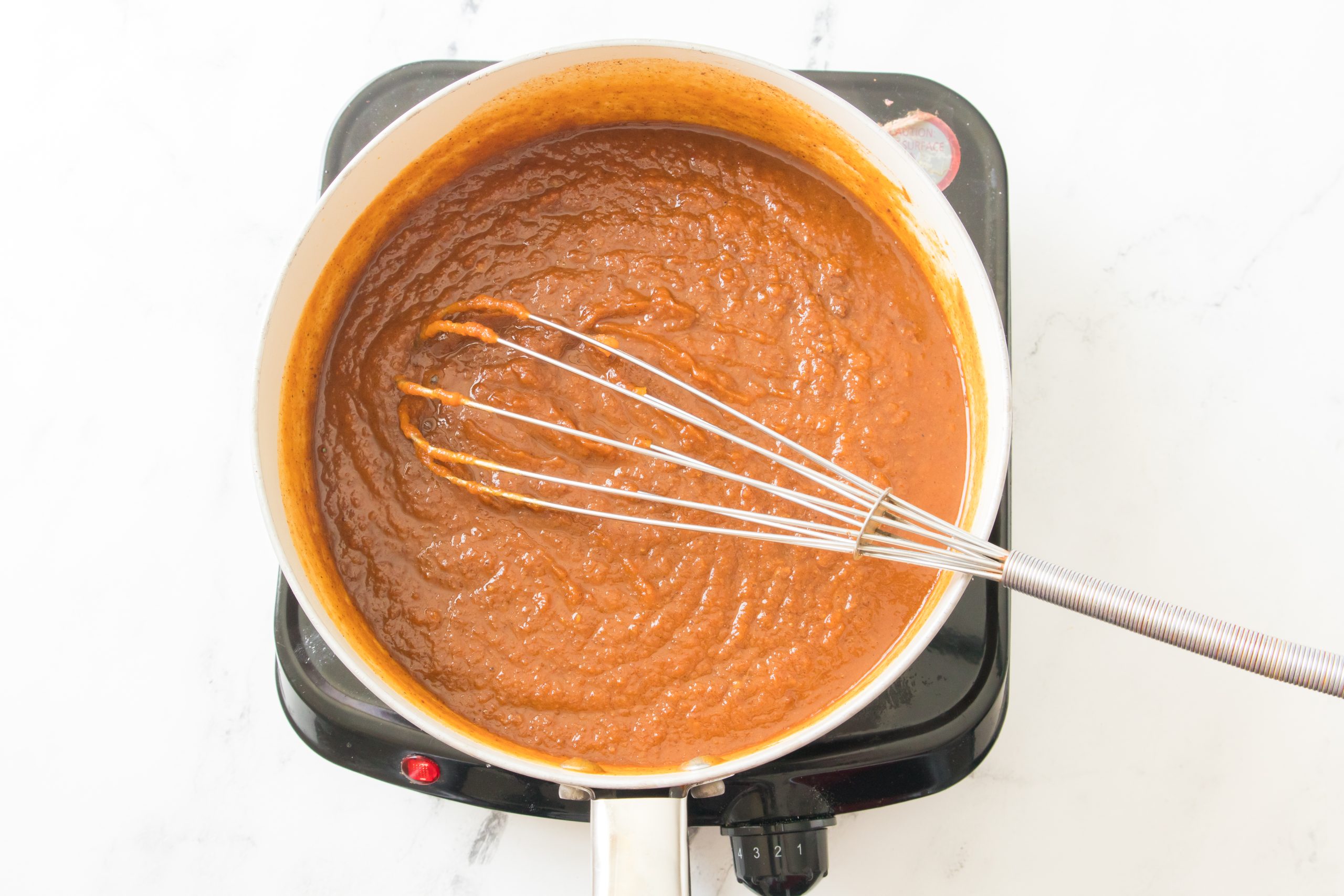 cook the pumpkin butter until thickened