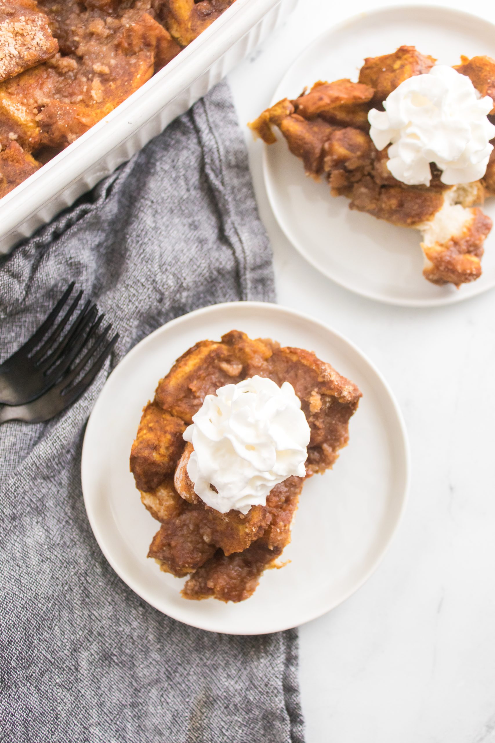 Pumpkin French Toast Bake