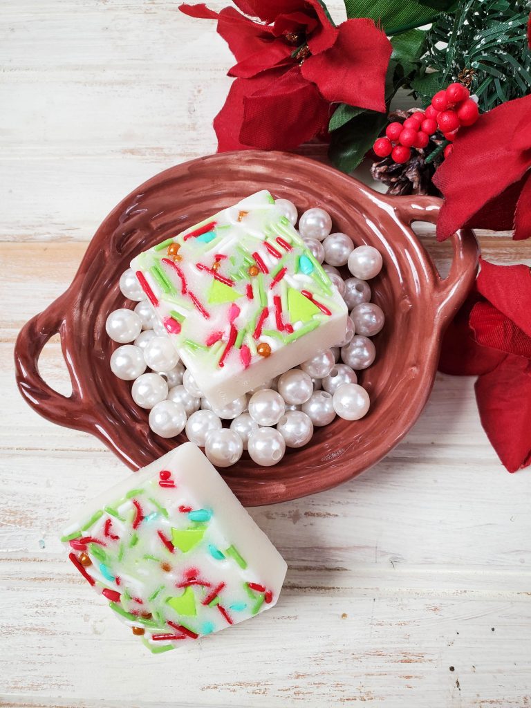 Sugar Cookie Scrub Bars with Sprinkles