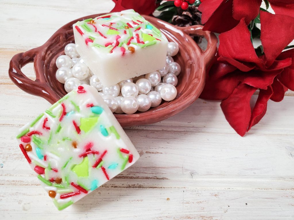 Sugar Cookie Scrub Bars with Sprinkles