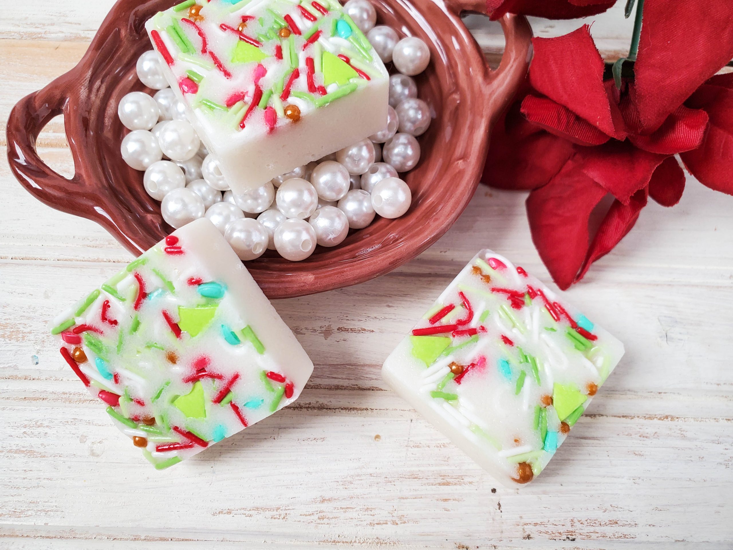 Sugar Cookie Scrub Bars with Sprinkles