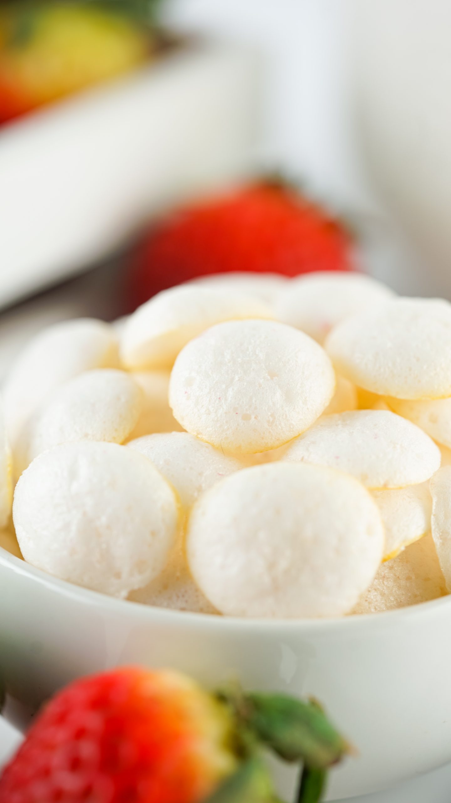 homemade baby yogurt drops in a bowl