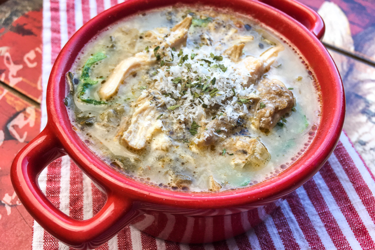 Chicken Florentine Soup