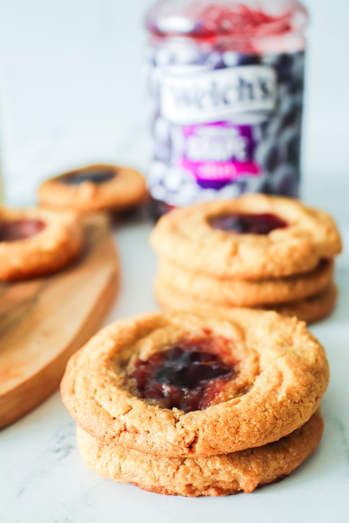 Peanut Butter and Jelly Cookies - Our WabiSabi Life