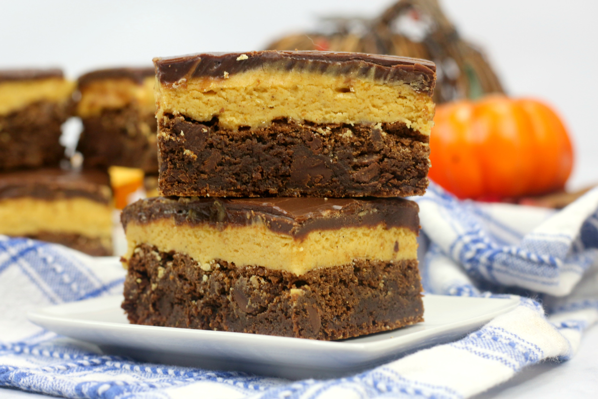 Triple Layered Pumpkin Brownie Recipe