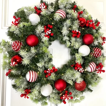 Christmas door wreath