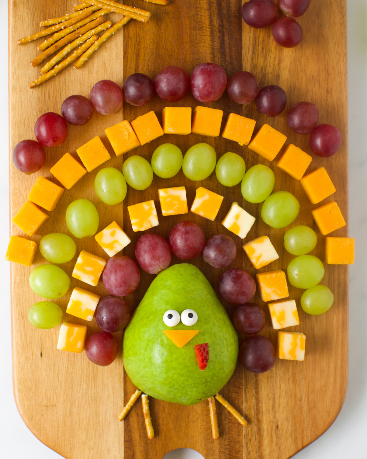 turkey fruit platter
