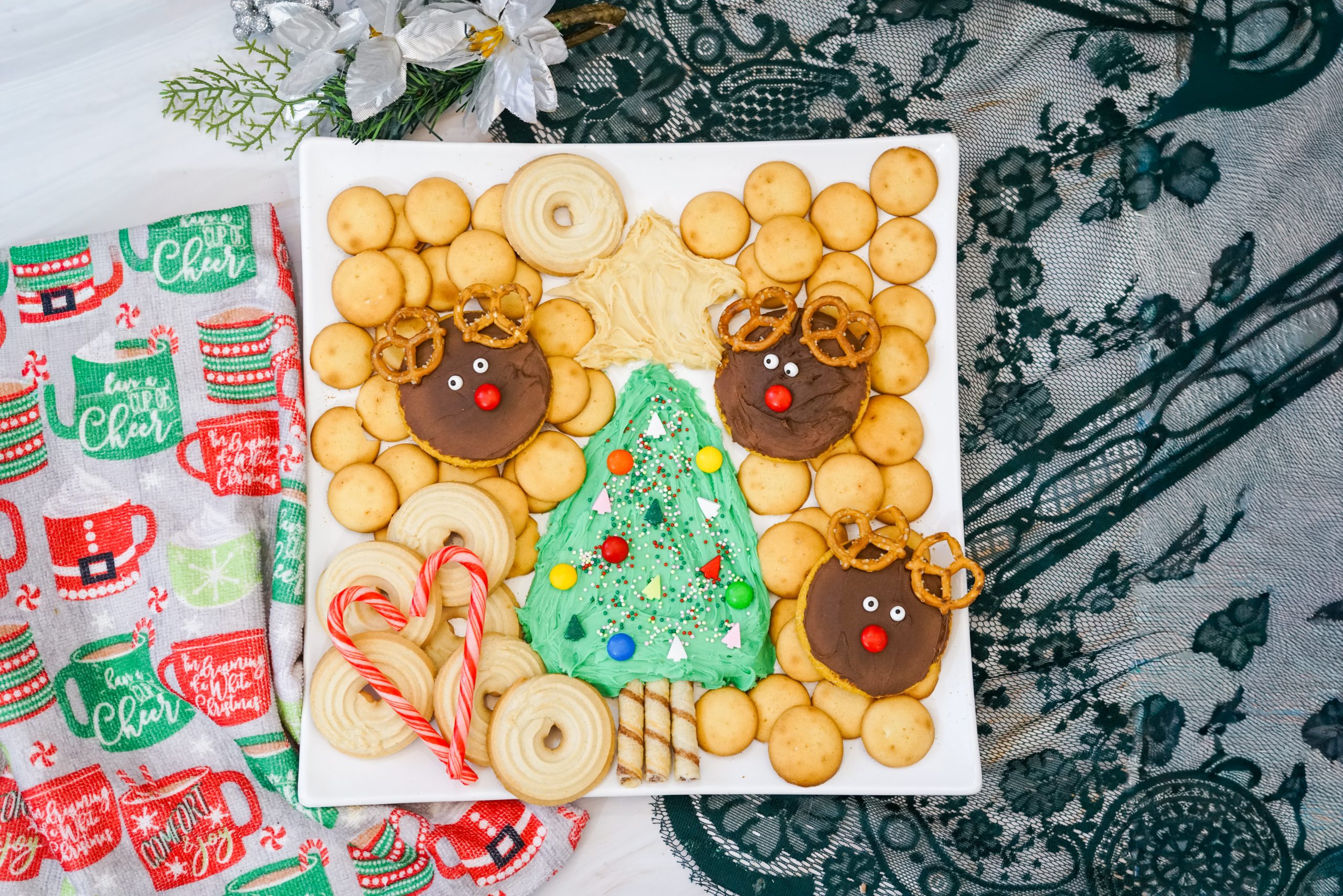 Christmas Tree Frosting Board