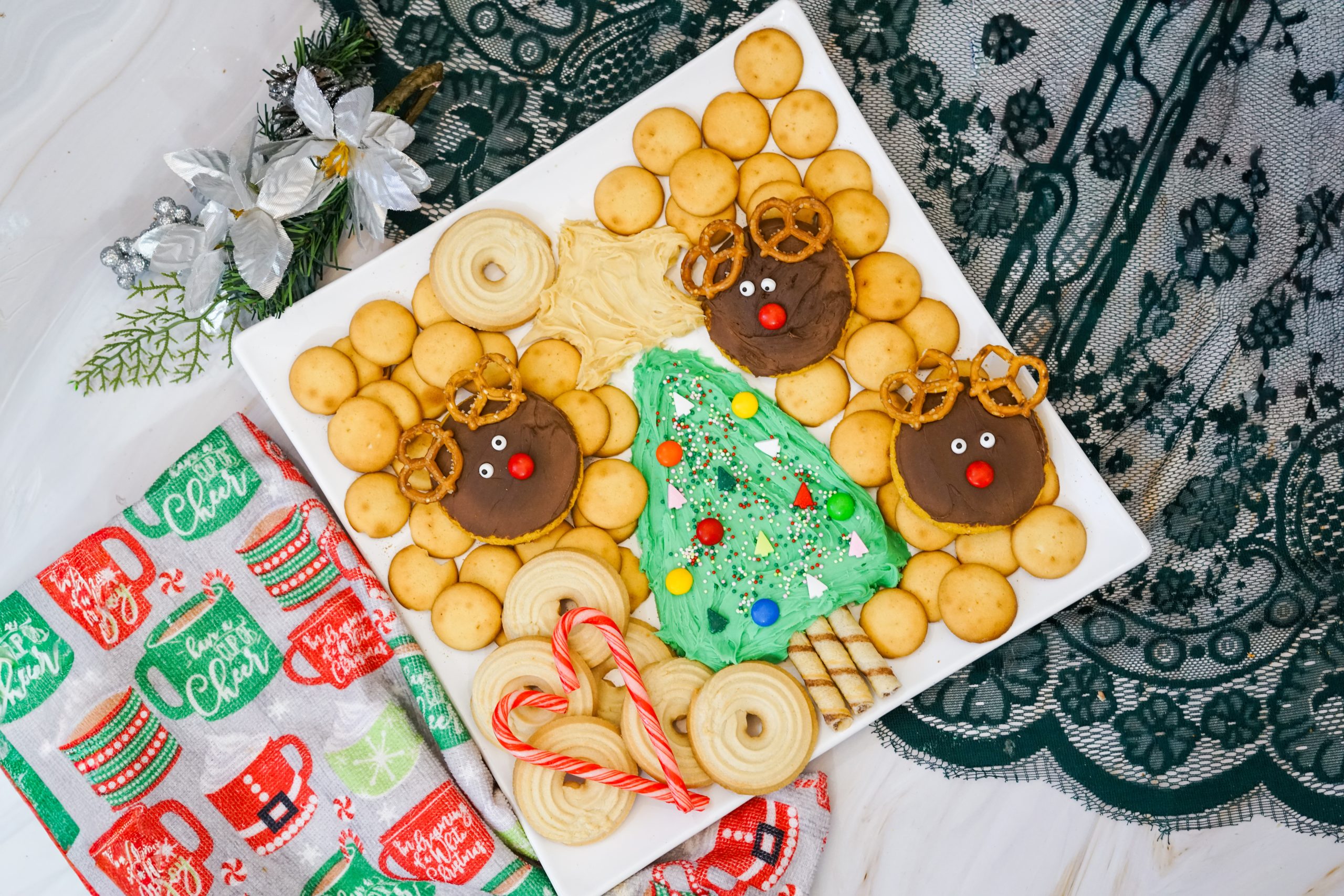 Christmas Tree Frosting Board