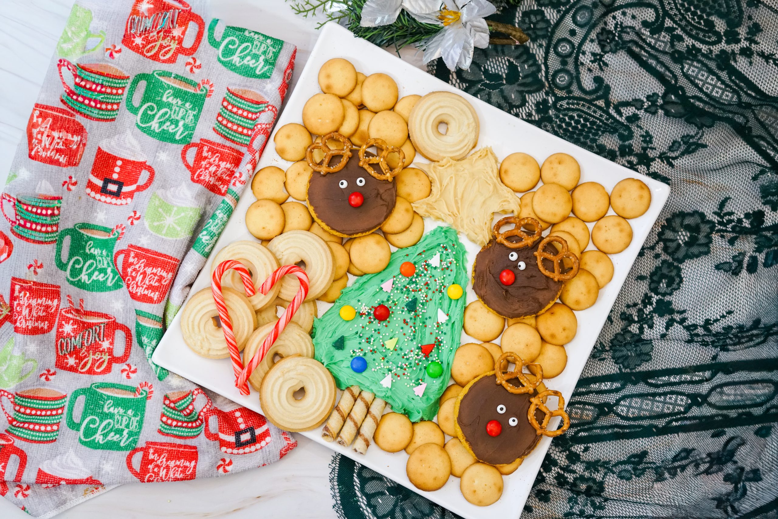 Christmas Tree Frosting Board