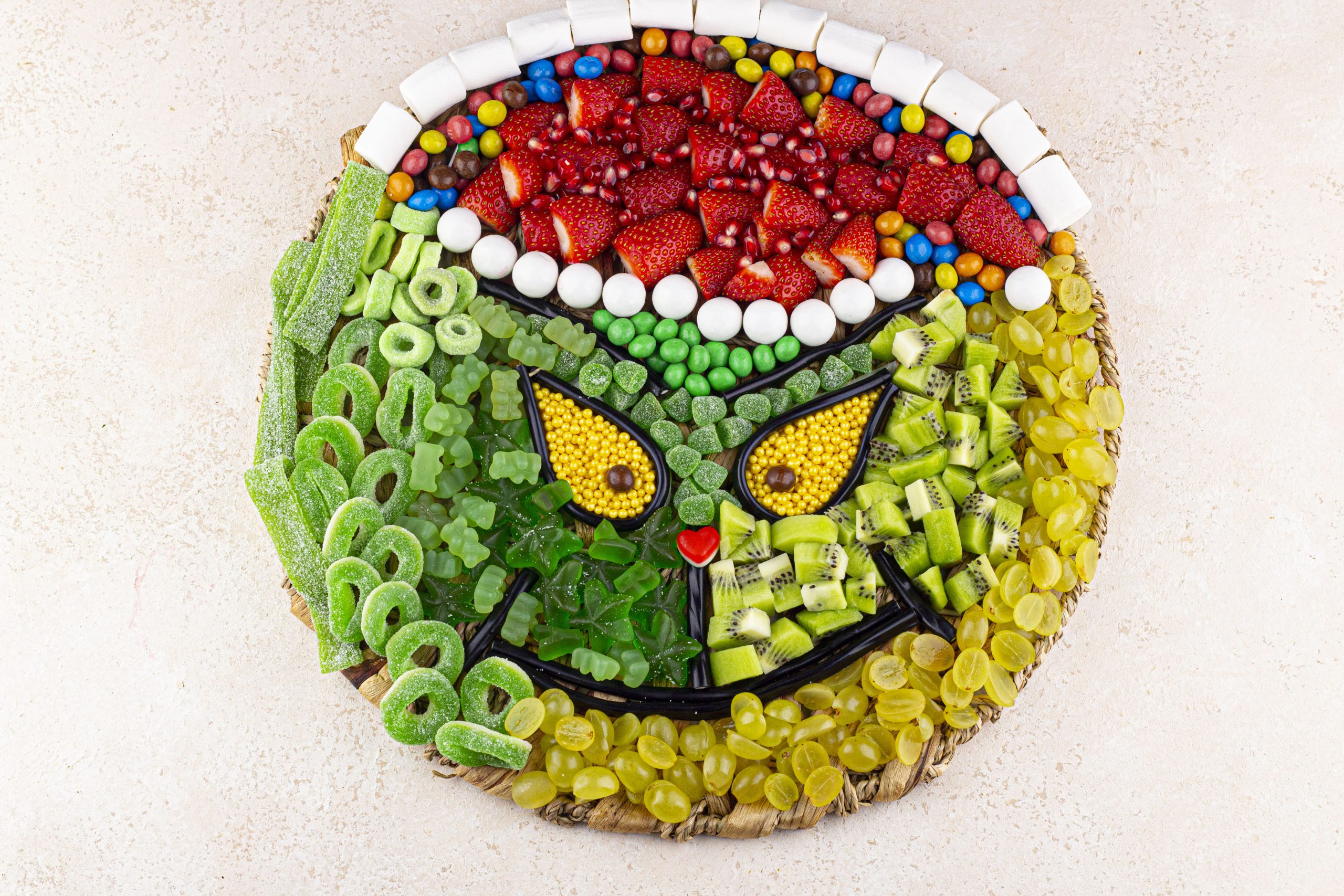 Grinch Charcuterie Board