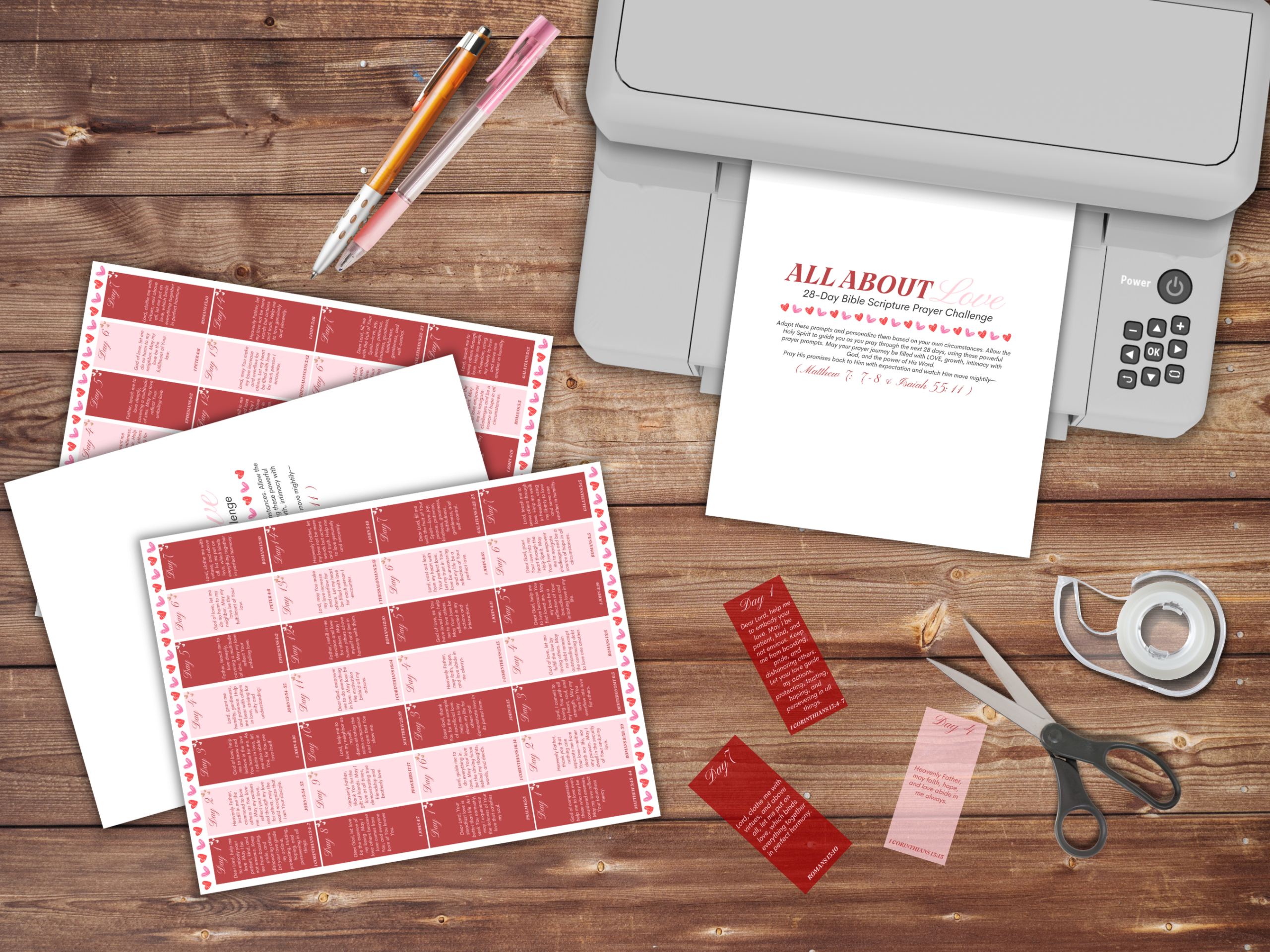 28 love bible prayer challenge