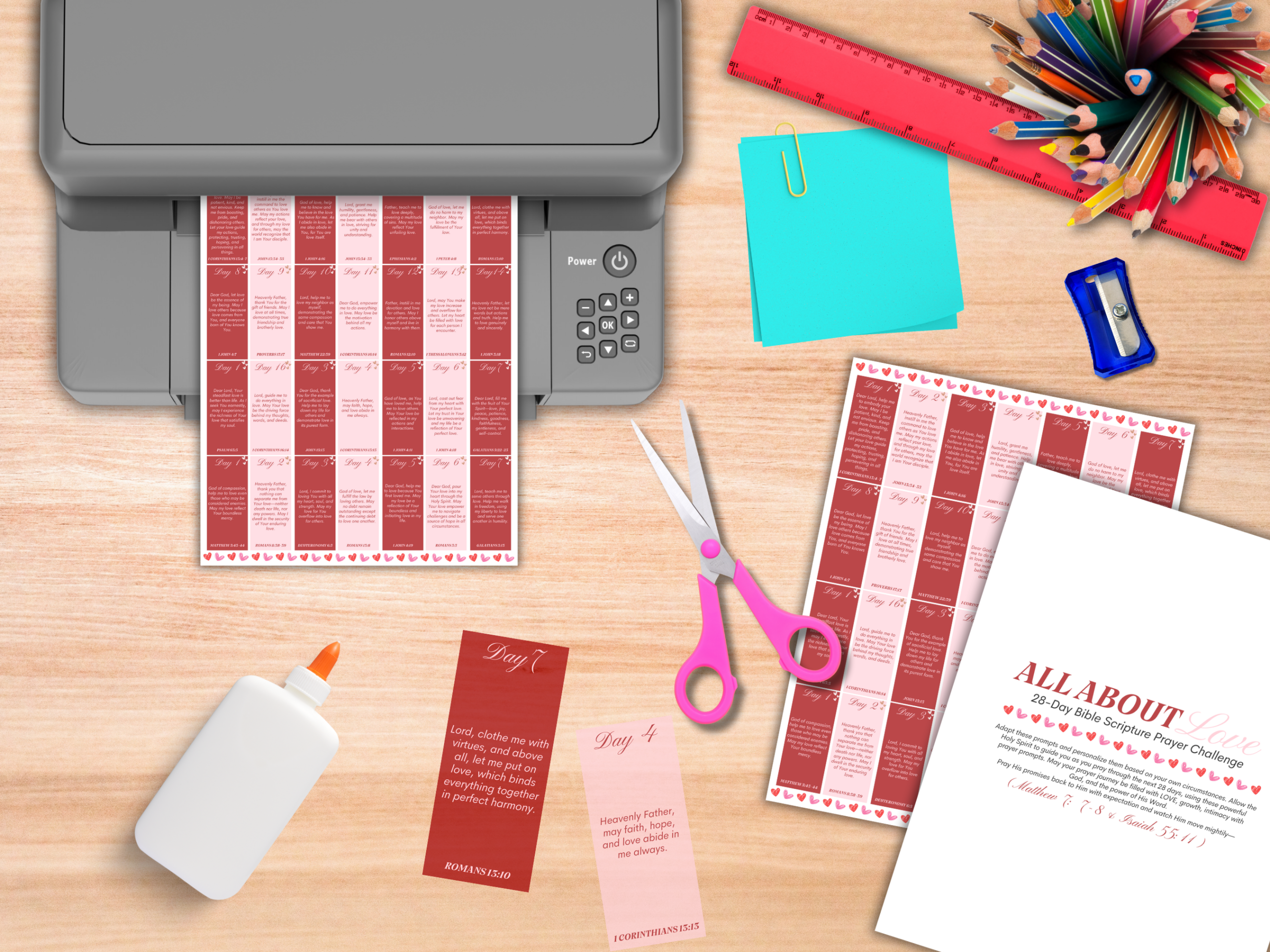 28 love bible prayer challenge