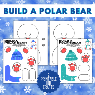 build a polar bear promo image