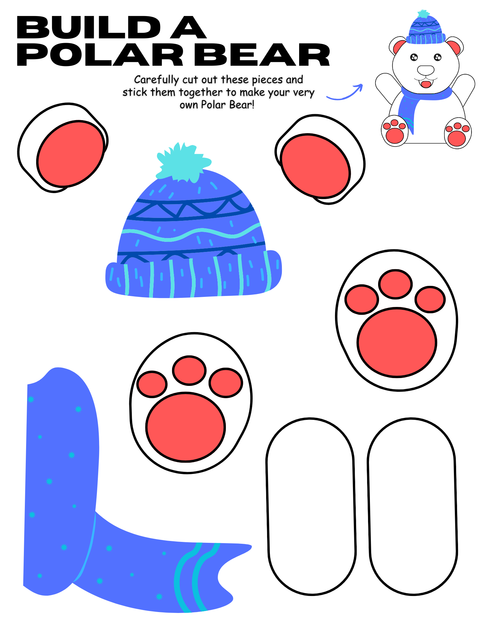 build a polar bear image