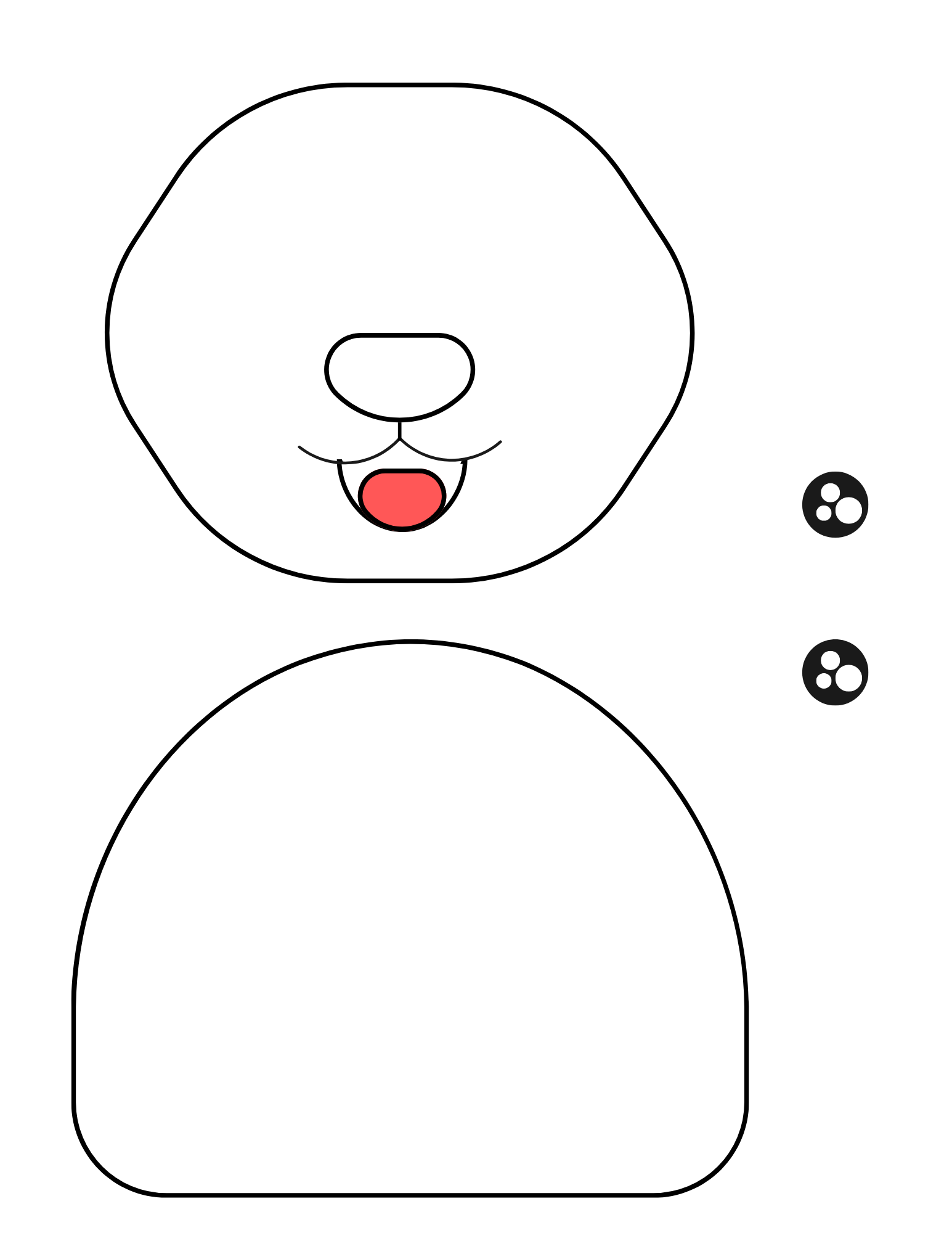 build a polar bear image