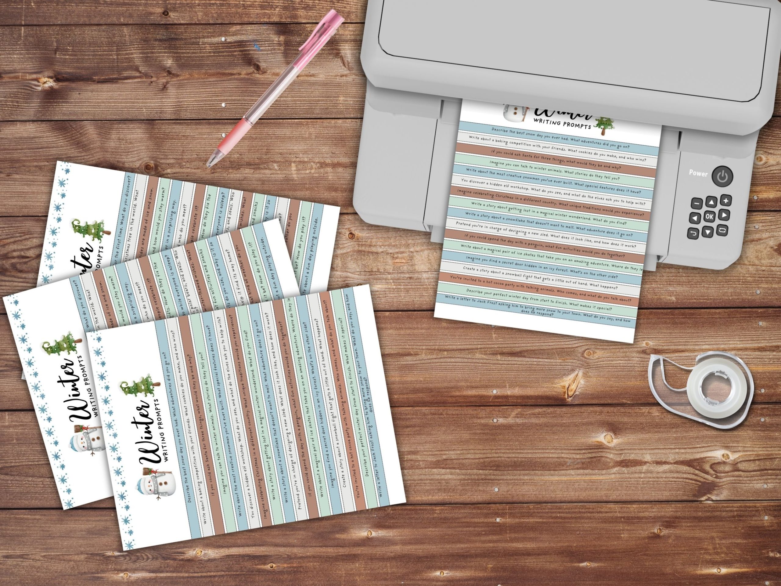 winter writing prompt