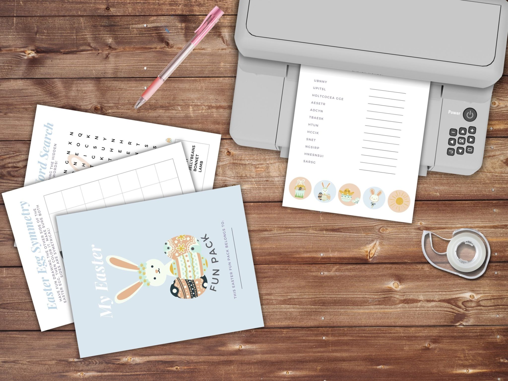 Free Easter Fun Pack For Kids Printable - Our WabiSabi Life
