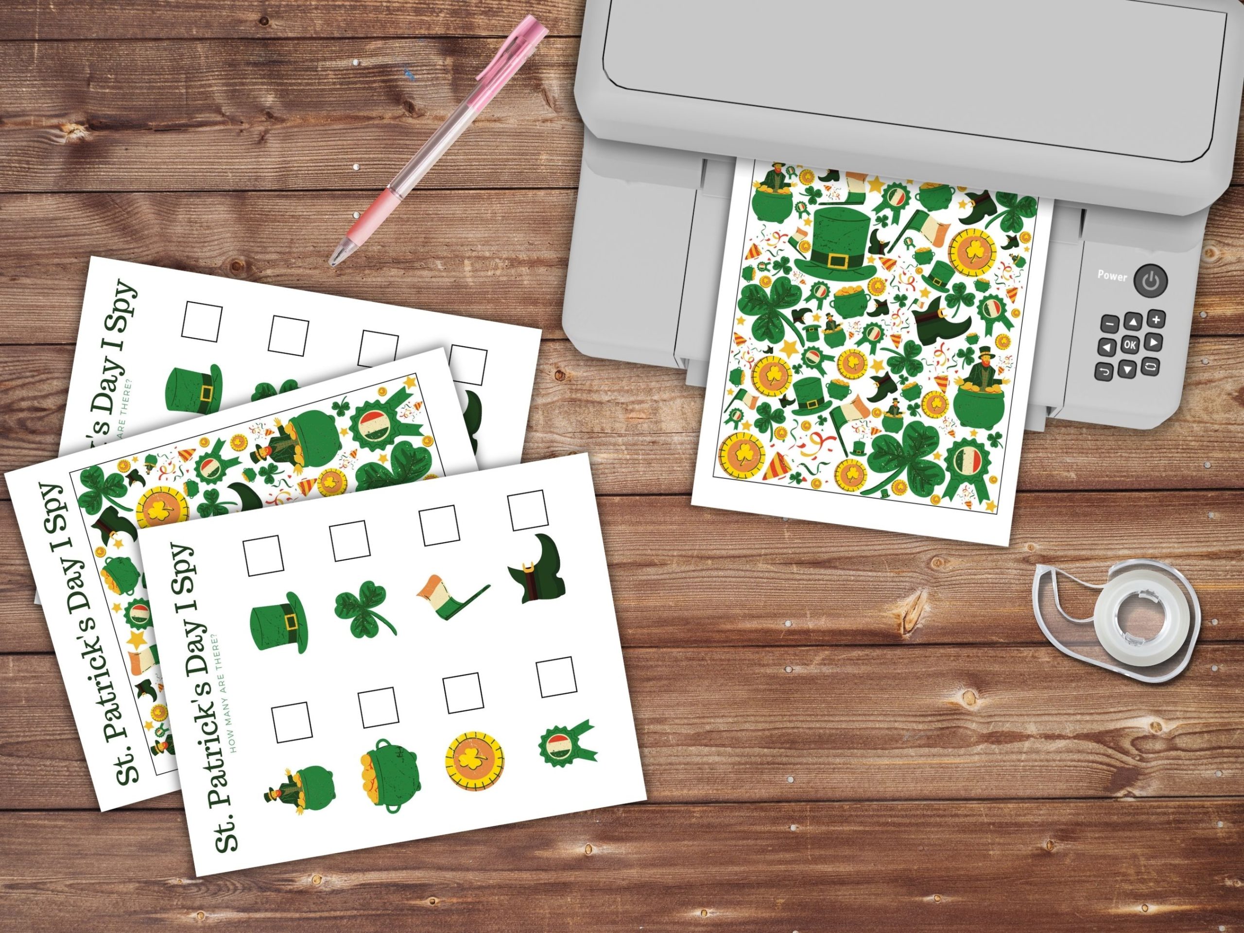 st patricks day i spy game