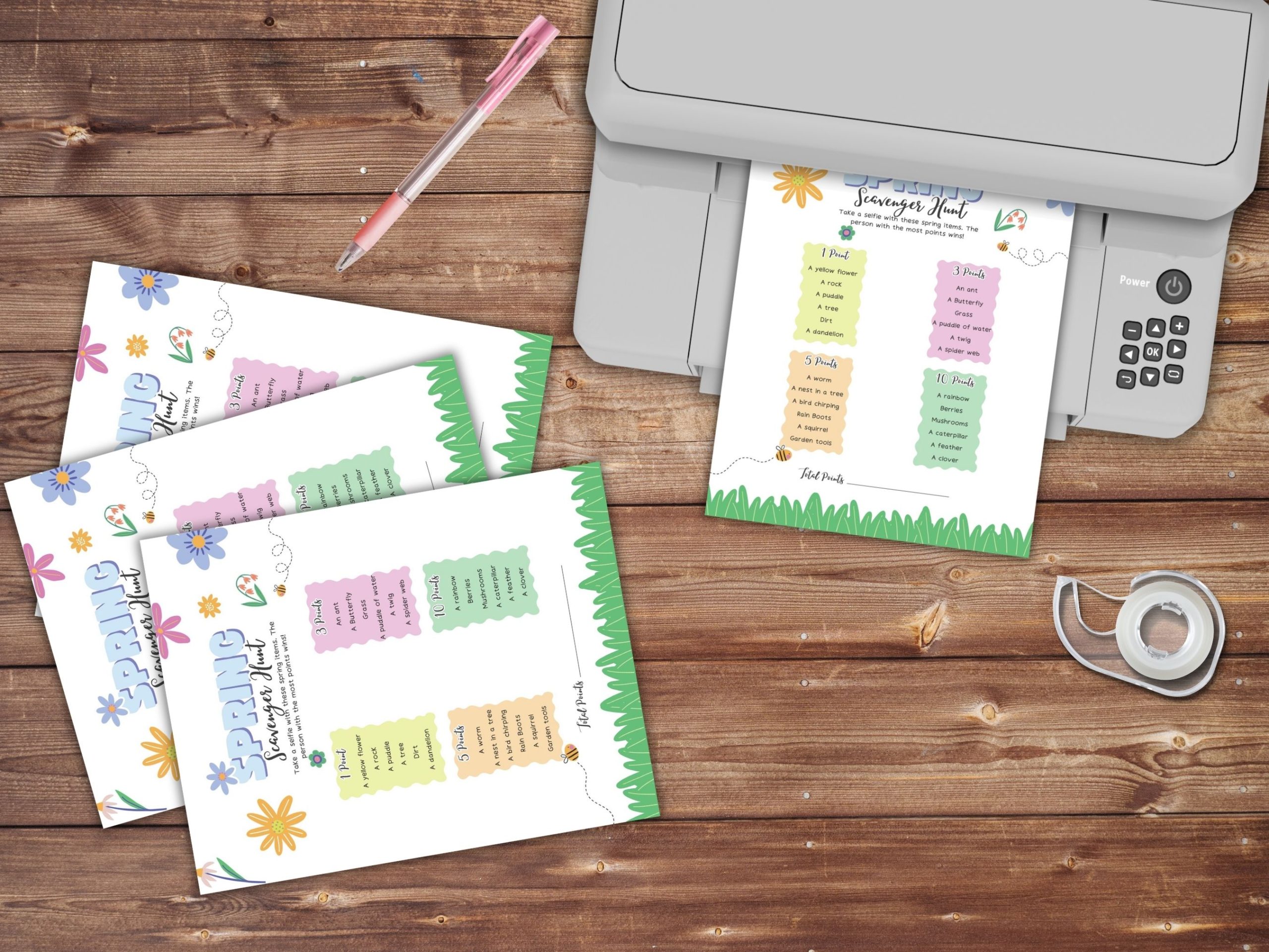 spring scavenger hunt